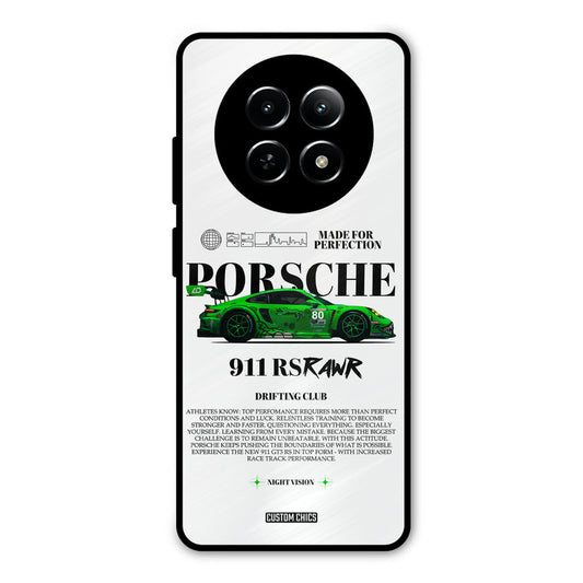 Dino Prosche Realme Narzo N65 Mobile Back Cover - Car&Bike PrintShield Case