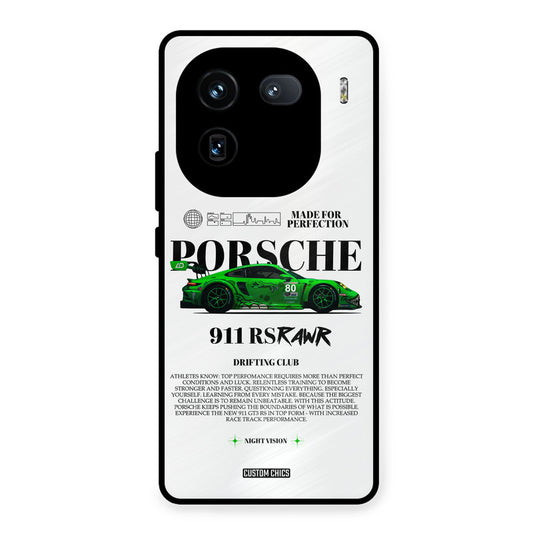 Dino Prosche iQOO 12 Mobile Back Cover - Car&Bike PrintShield Case