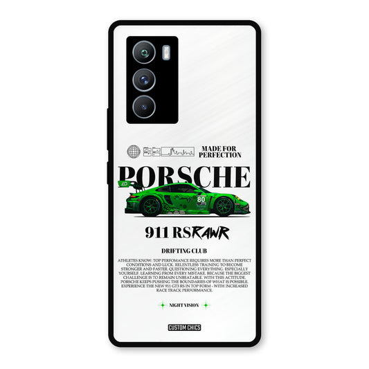 Dino Prosche iQOO 9SE Mobile Back Cover - Car&Bike PrintShield Case