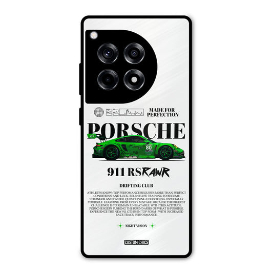 Dino Prosche OnePlus 12R Mobile Back Cover - Car&Bike PrintShield Case