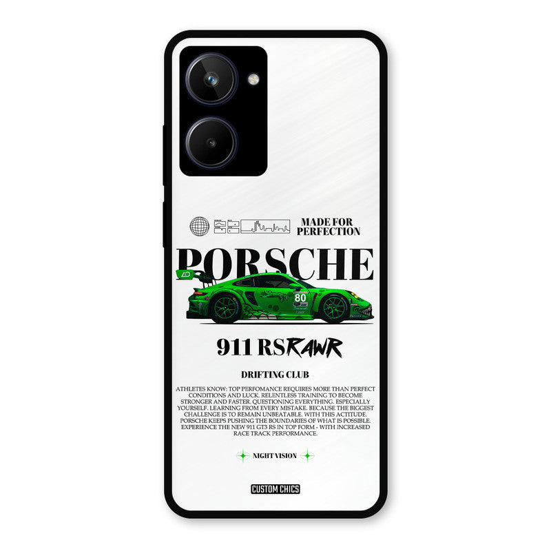 Dino Prosche Realme 10 Mobile Back Cover - Car&Bike PrintShield Case