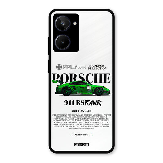 Dino Prosche Realme 10 Mobile Back Cover - Car&Bike PrintShield Case