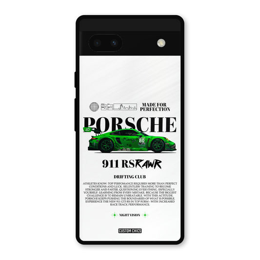 Dino Prosche Google Pixel 6a Mobile Back Cover - Car&Bike PrintShield Case