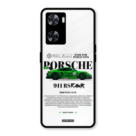 Dino Prosche Oppo A57 2022 Mobile Back Cover - Car&Bike PrintShield Case