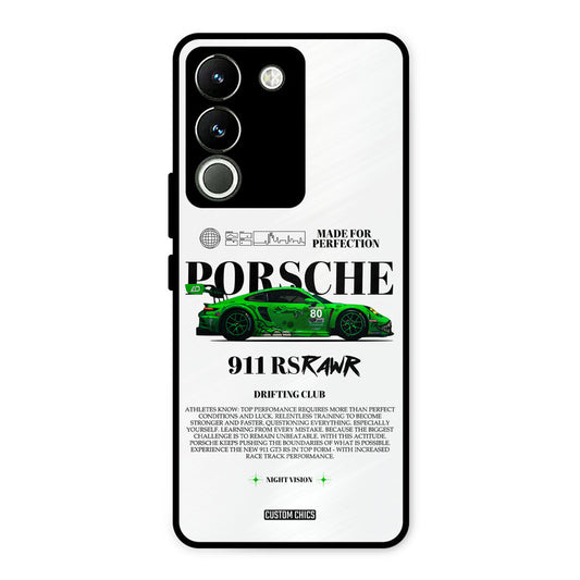 Dino Prosche Vivo Y200 Mobile Back Cover - Car&Bike PrintShield Case