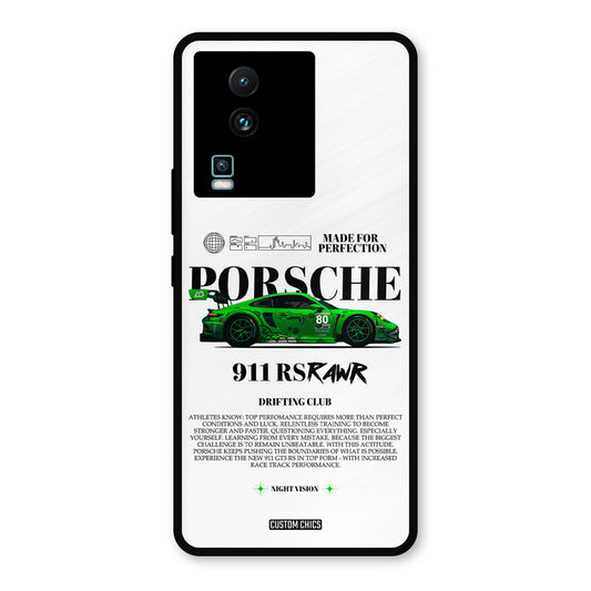 Dino Prosche IQOO Neo 7 Pro Mobile Back Cover - Car&Bike PrintShield Case
