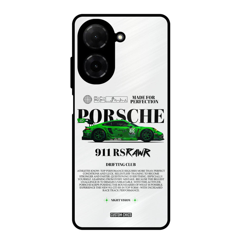 Dino Prosche Poco C71 Mobile Back Cover - Car&Bike PrintShield Case