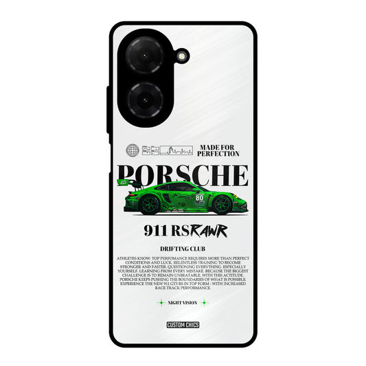 Dino Prosche Poco C71 Mobile Back Cover - Car&Bike PrintShield Case