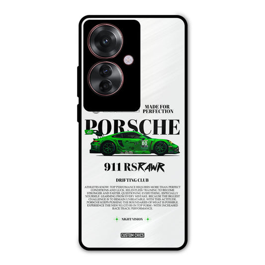 Dino Prosche Oppo F25 Pro Mobile Back Cover - Car&Bike PrintShield Case