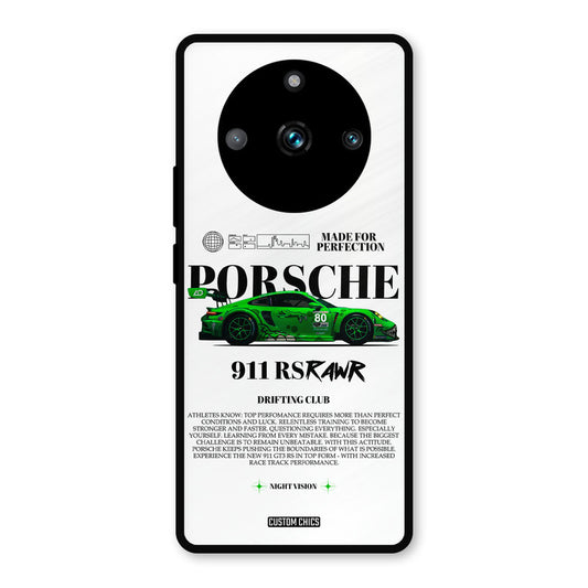 Dino Prosche Realme 11 Pro Plus Mobile Back Cover - Car&Bike PrintShield Case