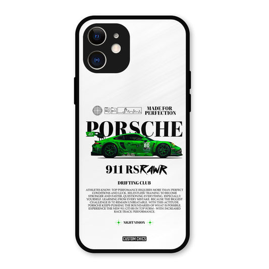 Dino Prosche iPhone 12 Mobile Back Cover - Car&Bike PrintShield Case