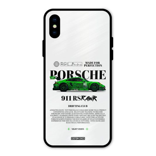 Dino Prosche iPhone X Mobile Back Cover - Car&Bike PrintShield Case