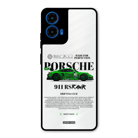 Dino Prosche Moto G45 Mobile Back Cover - Car&Bike PrintShield Case