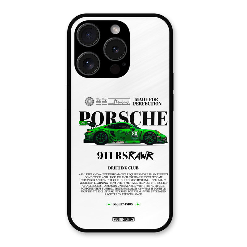 Dino Prosche iPhone 15 Pro Mobile Back Cover - Car&Bike PrintShield Case