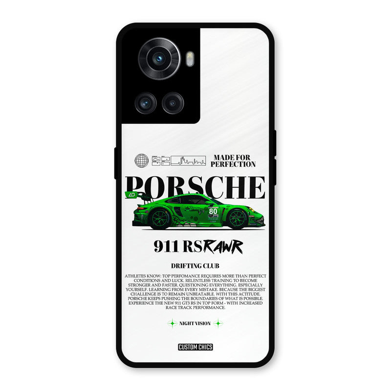 Dino Prosche OnePlus 10R Mobile Back Cover - Car&Bike PrintShield Case