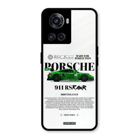 Dino Prosche OnePlus 10R Mobile Back Cover - Car&Bike PrintShield Case