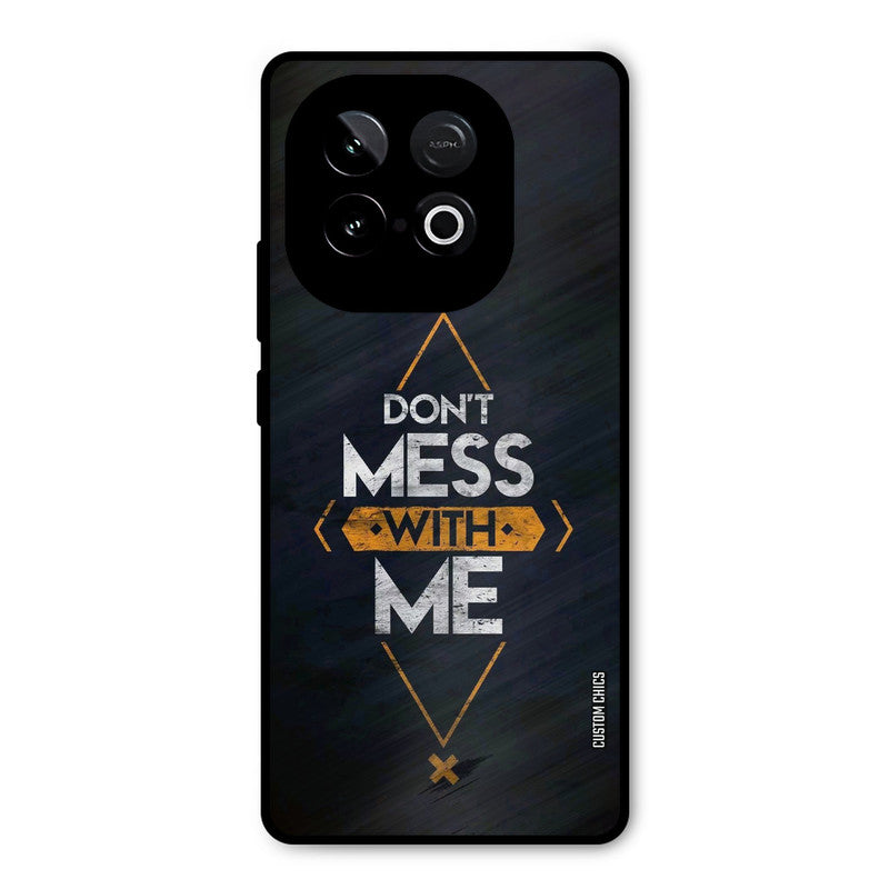 Dont Mess iQOO Neo 10 Mobile Back Cover - Typography PrintShield Case