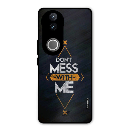 Dont Mess iQOO Z10R Mobile Back Cover - Typography PrintShield Case