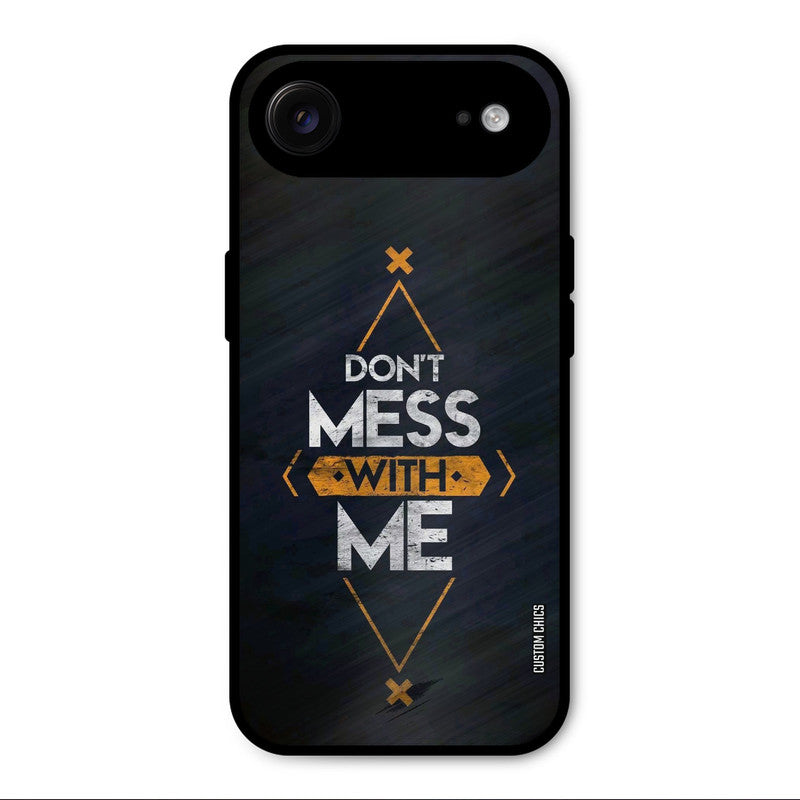 Dont Mess iPhone Air Mobile Back Cover - Typography PrintShield Case