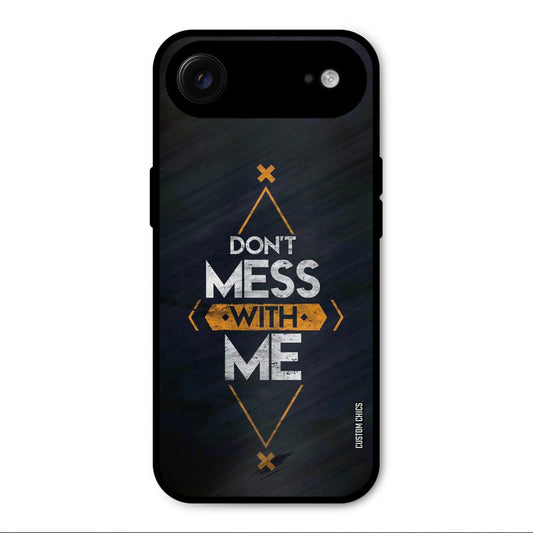 Dont Mess iPhone Air Mobile Back Cover - Typography PrintShield Case