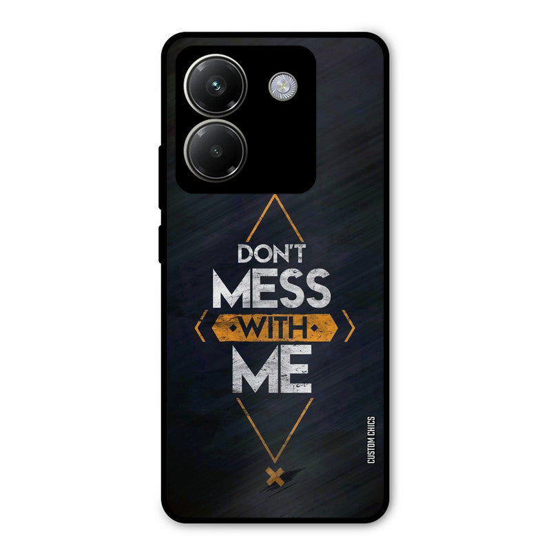 Dont Mess Poco M7 Pro Mobile Back Cover - Typography PrintShield Case