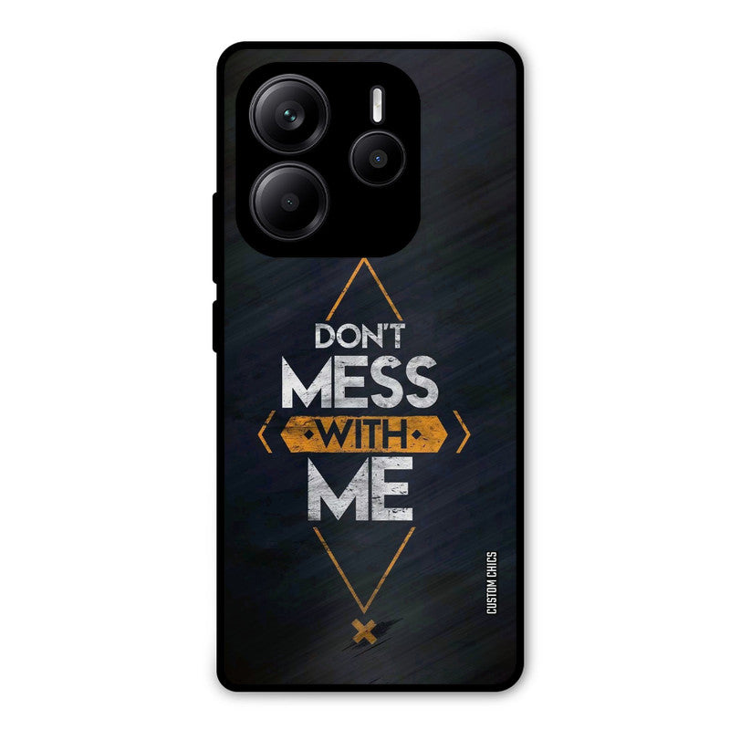 Dont Mess Redmi Note 14 Mobile Back Cover - Typography PrintShield Case