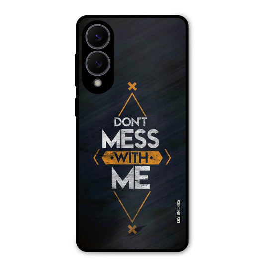 Dont Mess Samsung Galaxy S25 Edge Mobile Back Cover - Typography PrintShield Case