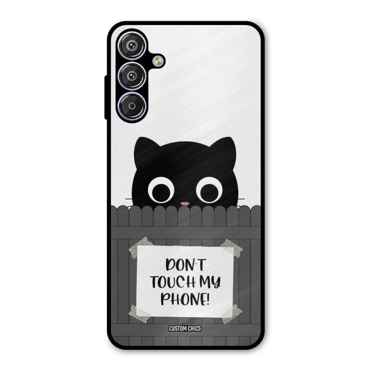 Dont Touch My Phone Samsung Galaxy F15 Mobile Back Cover - Typography PrintShield Case