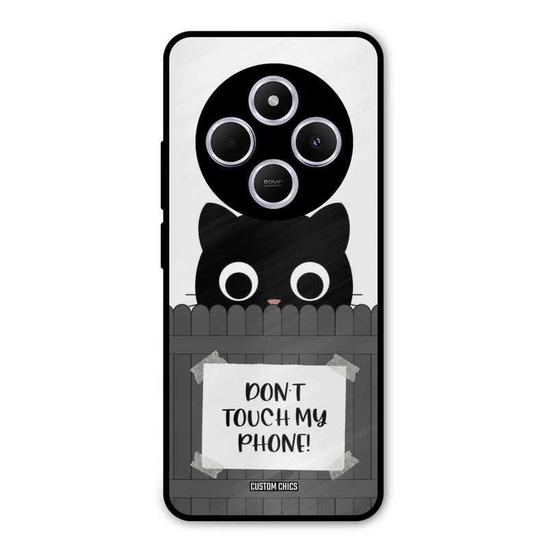 Dont Touch My Phone Redmi 14c Mobile Back Cover - Typography PrintShield Case