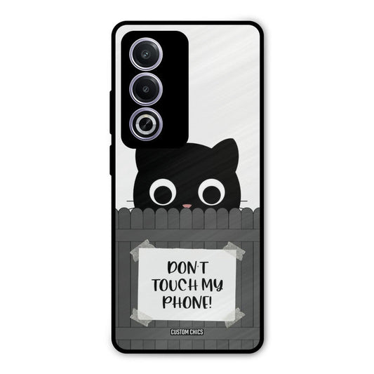 Dont Touch My Phone Oppo K12x Mobile Back Cover - Typography PrintShield Case