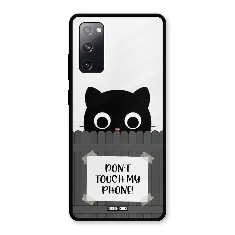 Dont Touch My Phone Samsung Galaxy S20 FE Mobile Back Cover - Typography PrintShield Case