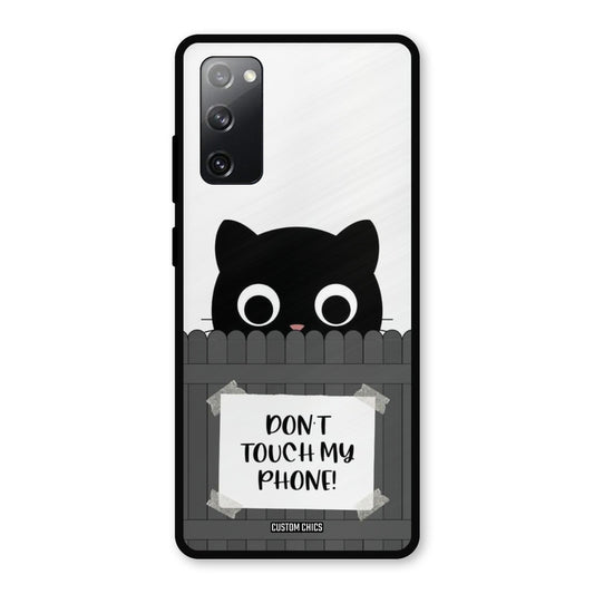Dont Touch My Phone Samsung Galaxy S20 FE Mobile Back Cover - Typography PrintShield Case