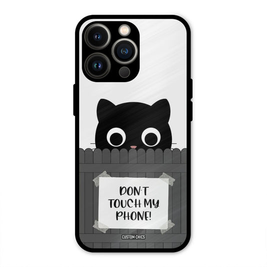 Dont Touch My Phone iPhone 13 Pro Mobile Back Cover - Typography PrintShield Case