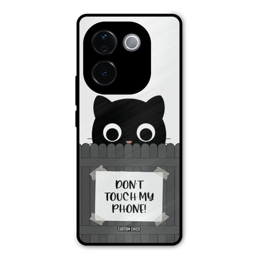 Dont Touch My Phone Vivo T3 Pro Mobile Back Cover - Typography PrintShield Case