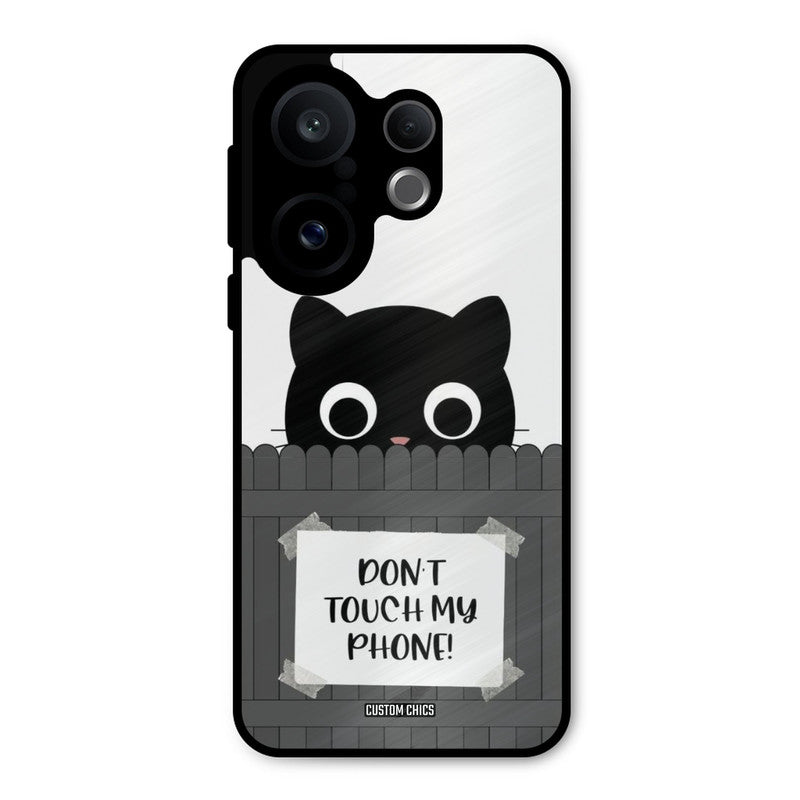 Dont Touch My Phone Vivo X200 FE Mobile Back Cover - Typography PrintShield Case