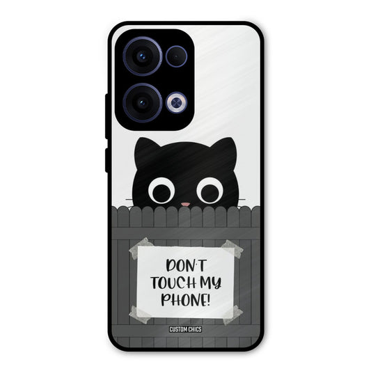 Dont Touch My Phone Oppo Reno 13 5G Mobile Back Cover - Typography PrintShield Case