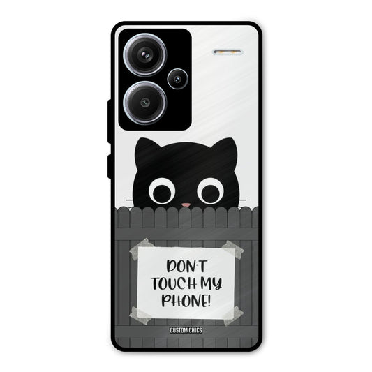 Dont Touch My Phone Redmi Note 13 Pro Plus Mobile Back Cover - Typography PrintShield Case