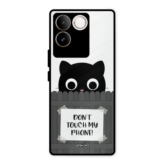 Dont Touch My Phone Vivo T2 Pro Mobile Back Cover - Typography PrintShield Case