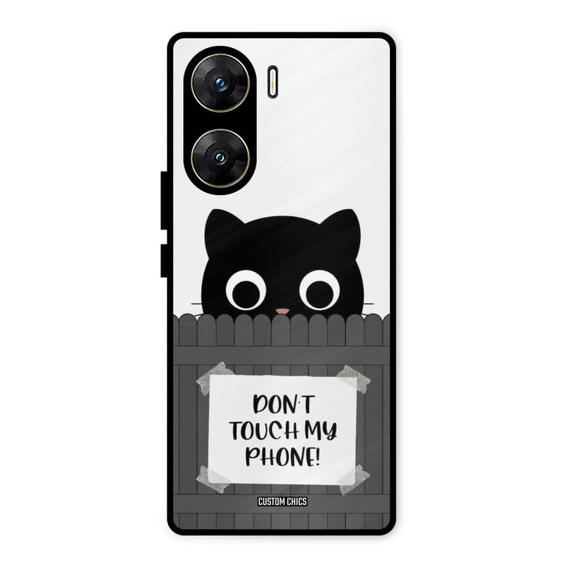 Dont Touch My Phone Vivo V29e Mobile Back Cover - Typography PrintShield Case