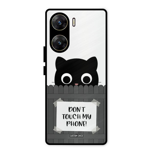Dont Touch My Phone Vivo V29e Mobile Back Cover - Typography PrintShield Case