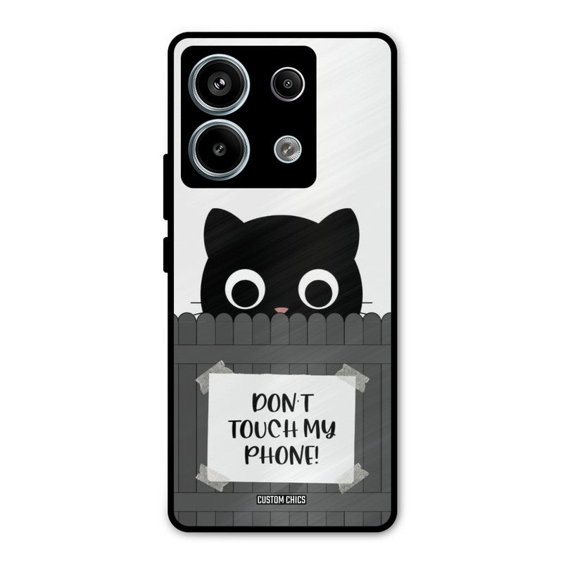 Dont Touch My Phone Redmi Note 13 Pro 5G Mobile Back Cover - Typography PrintShield Case