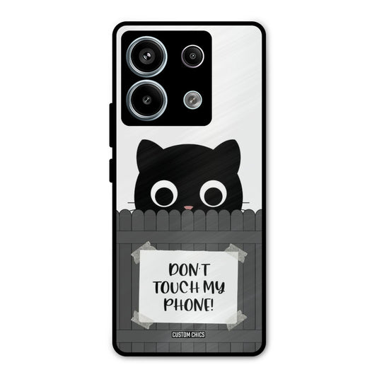 Dont Touch My Phone Redmi Note 13 Pro 5G Mobile Back Cover - Typography PrintShield Case