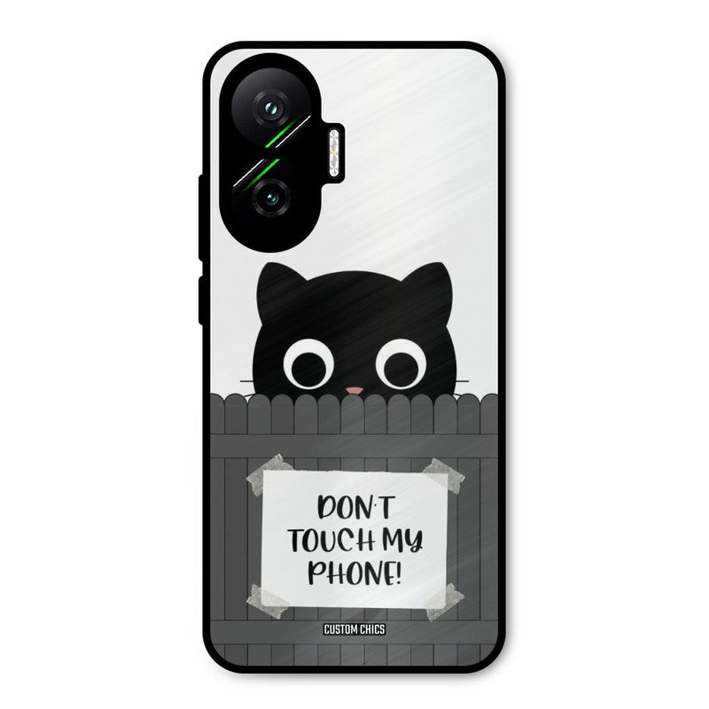 Dont Touch My Phone Poco F7 5G Mobile Back Cover - Typography PrintShield Case