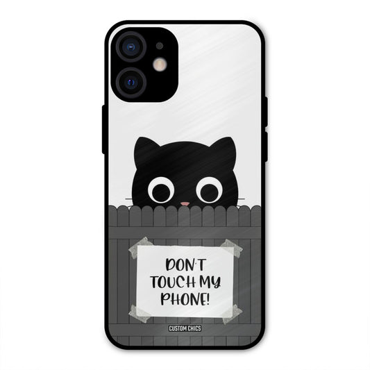 Dont Touch My Phone iPhone 12 Mini Mobile Back Cover - Typography PrintShield Case