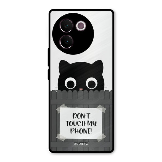 Dont Touch My Phone Vivo V30e Mobile Back Cover - Typography PrintShield Case