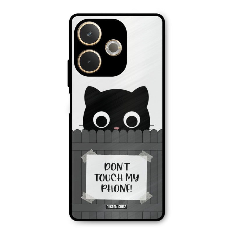 Dont Touch My Phone Oppo A5 Pro Mobile Back Cover - Typography PrintShield Case