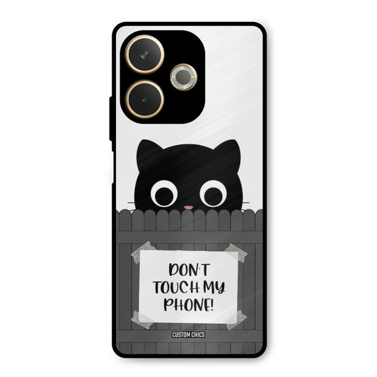 Dont Touch My Phone Oppo A5 Pro Mobile Back Cover - Typography PrintShield Case
