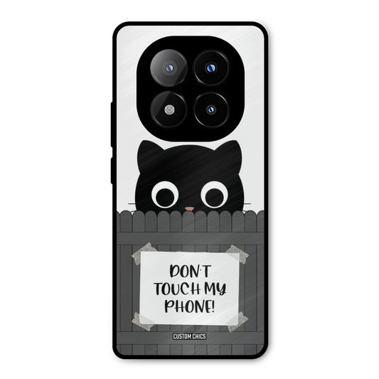 Dont Touch My Phone Redmi Note 14 Pro Plus 5G Mobile Back Cover - Typography PrintShield Case