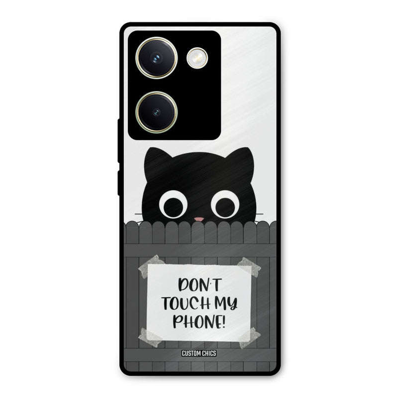 Dont Touch My Phone Vivo Y200 Pro Mobile Back Cover - Typography PrintShield Case