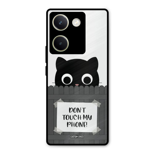 Dont Touch My Phone Vivo Y200 Pro Mobile Back Cover - Typography PrintShield Case